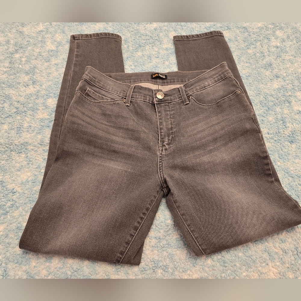Lee Jeans - Women's Grey Sz 8 Skinny Jeans - Like New